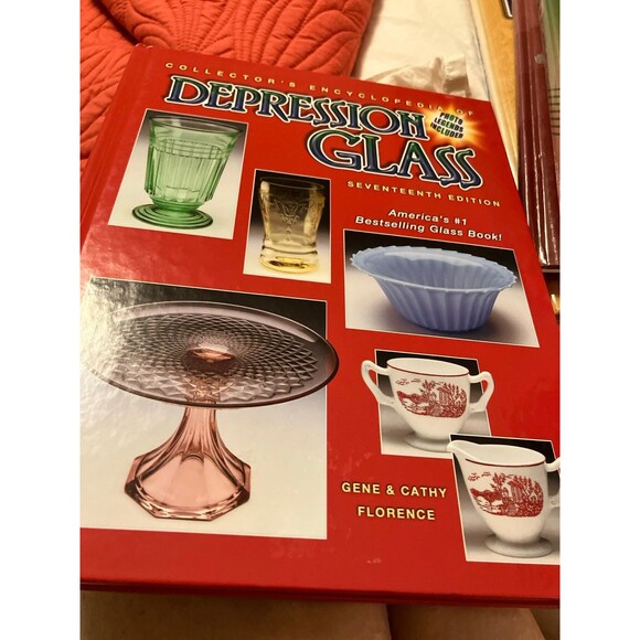 Depression Glass Books Lot of 2 - Picture 2 of 3